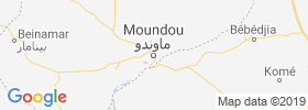 Moundou map